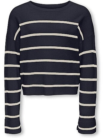 Camisola de Malha Azul Marinho para Menina Kids ONLY Kogamy
