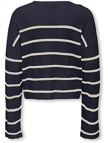 Camisola de Malha Azul Marinho para Menina Kids ONLY Kogamy