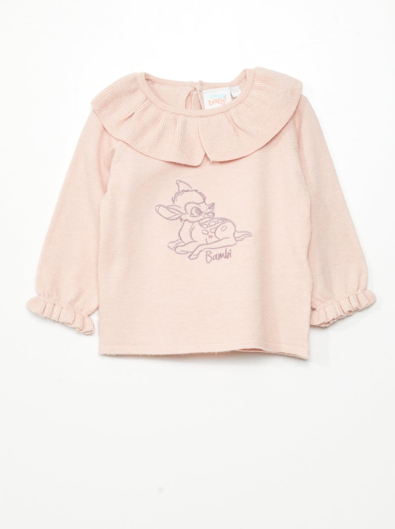 Camisola de malha 'Bambi' ROSA - Kiabi