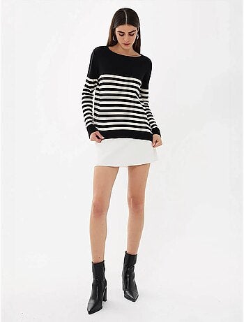 Camisola de malha básica listrada hiccup