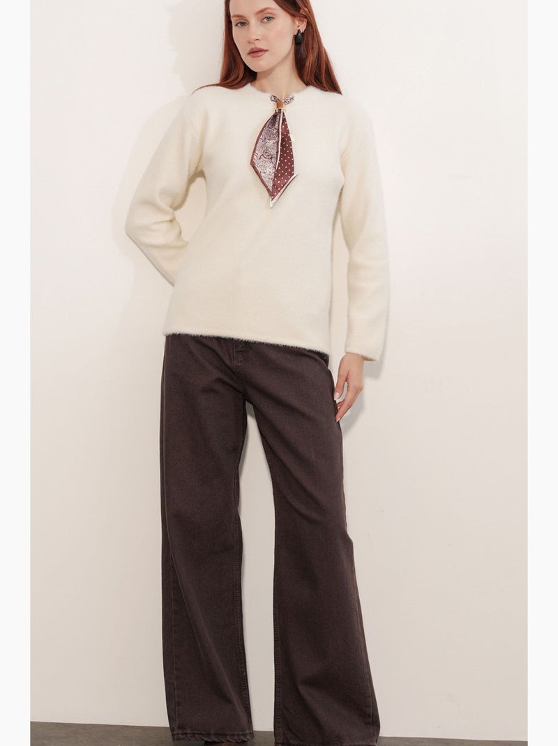 Camisola de malha bdart Creme - Kiabi