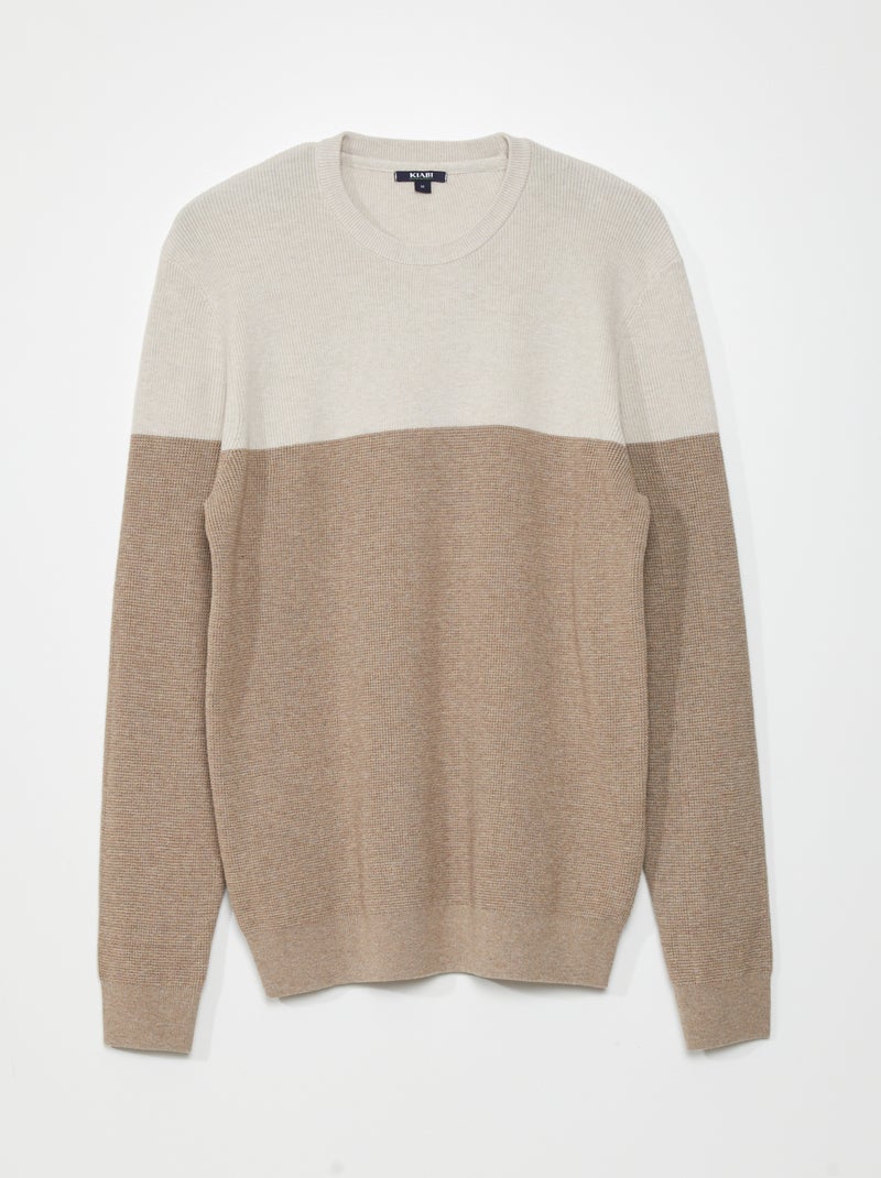 Camisola de malha BEGE - Kiabi