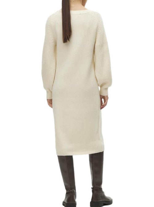 Camisola de Malha Branca Vero Moda Enya para Mulher - Kiabi Camisola de Malha Branca Vero Moda Enya para Mulher - Kiabi