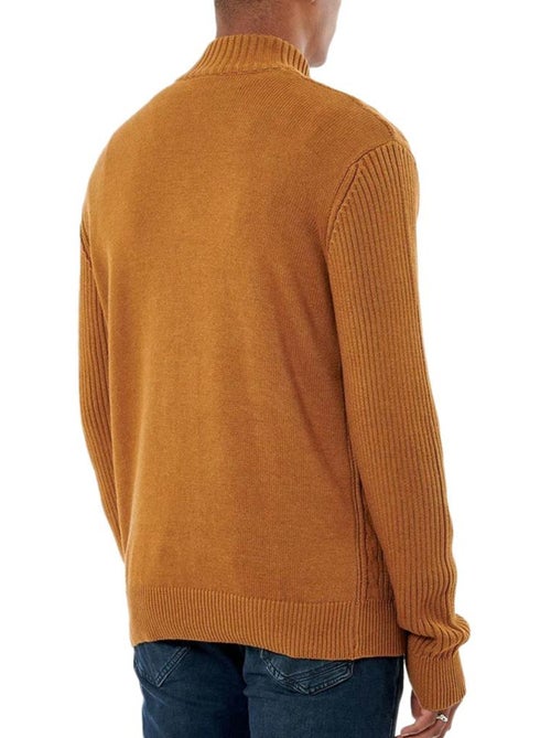 Camisola de malha camel para homem kaporal vorex - Kiabi Camisola de malha camel para homem kaporal vorex - Kiabi