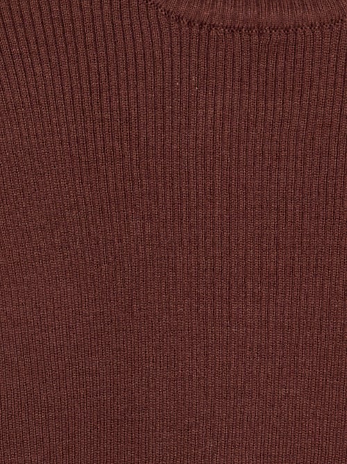Camisola de malha canelada - Kiabi Camisola de malha canelada - Kiabi