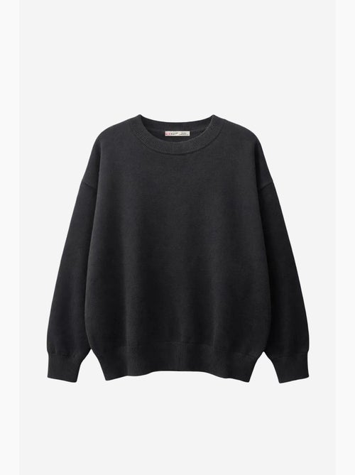 Camisola de malha canelada oversized mixray - Kiabi Camisola de malha canelada oversized mixray - Kiabi