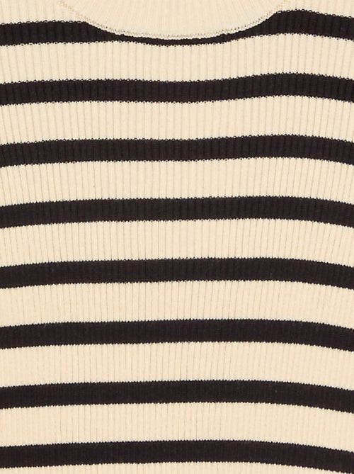 Camisola de malha canelada - Kiabi