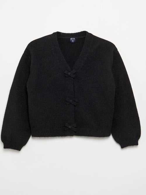 Camisola de malha com abertura de nós - Kiabi