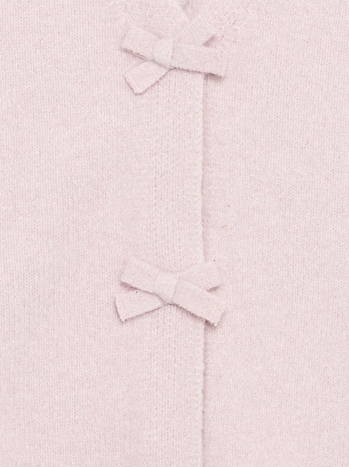 Camisola de malha com abertura de nós - Kiabi