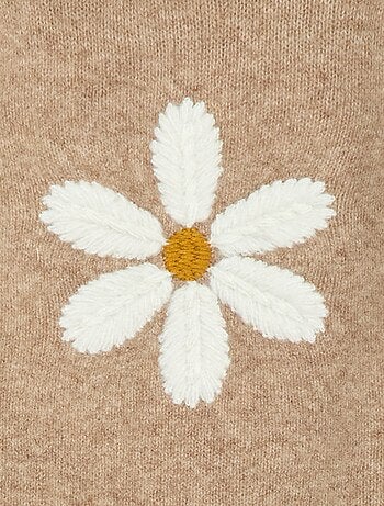 Camisola de malha com bordado
