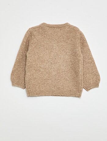 Camisola de malha com bordado