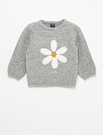 Camisola de malha com bordado