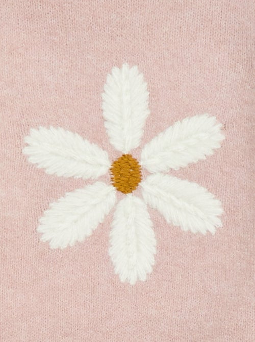 Camisola de malha com bordado - Kiabi