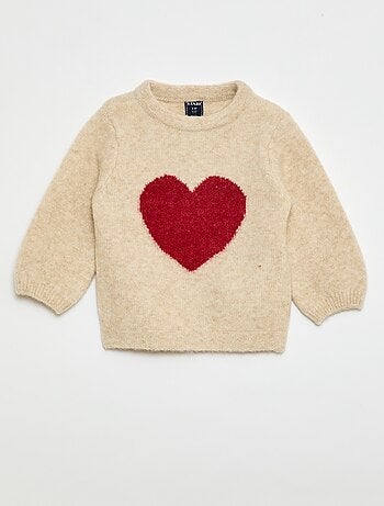 Camisola de malha com bordados