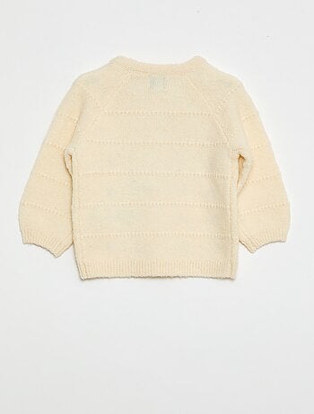 Camisola de malha com bordados