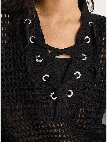 Camisola de malha com capuz lucci