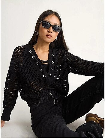 Camisola de malha com capuz lucci