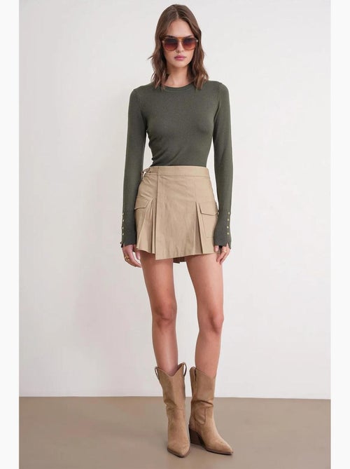Camisola de malha com decote redondo mixray - Kiabi Camisola de malha com decote redondo mixray - Kiabi