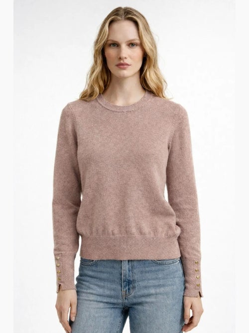 Camisola de malha com decote redondo mixray - Kiabi Camisola de malha com decote redondo mixray - Kiabi