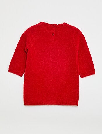 Camisola de malha com padrão jacquard