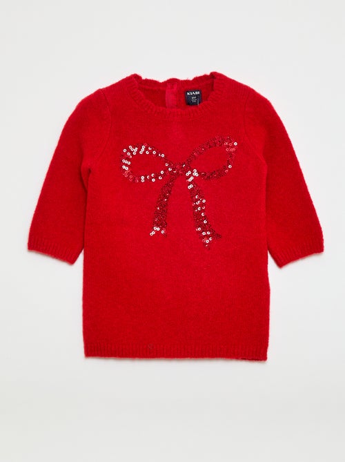 Camisola de malha com detalhe jacquard - Kiabi
