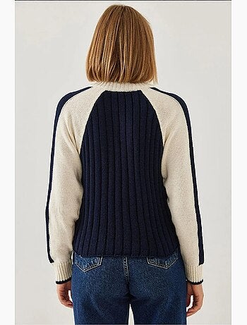 Camisola de malha com fecho lucci