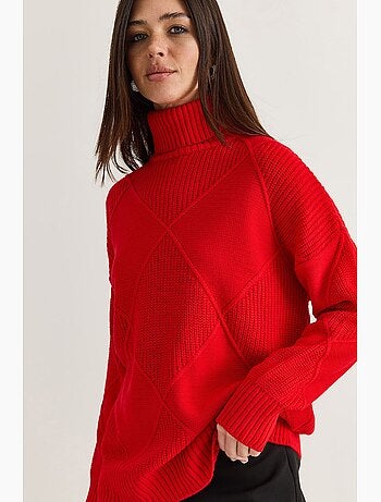 Camisola de malha com gola alta lucci