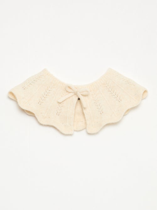 Camisola de malha com gola removível - Kiabi