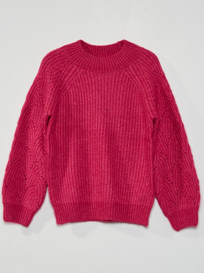 Camisola de malha com lantejoulas fantasia ROSA - Kiabi