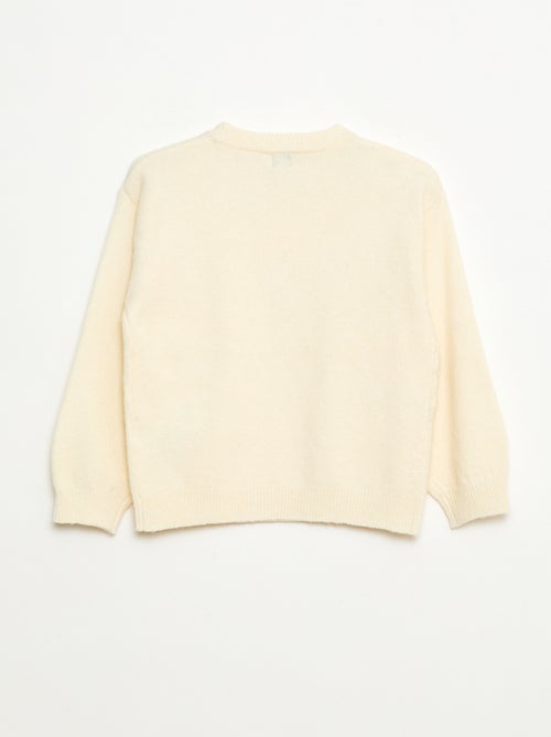 Camisola de malha com nó de malha torcida à frente - Kiabi