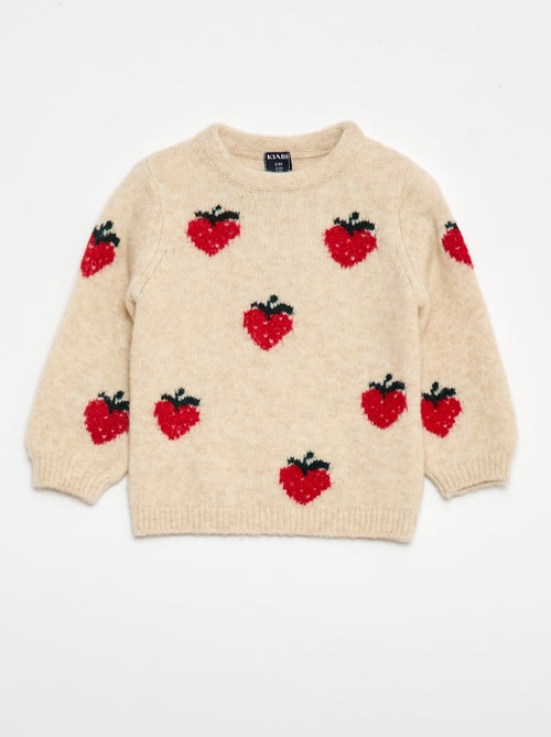 Camisola de malha com padrão fantasia - Kiabi