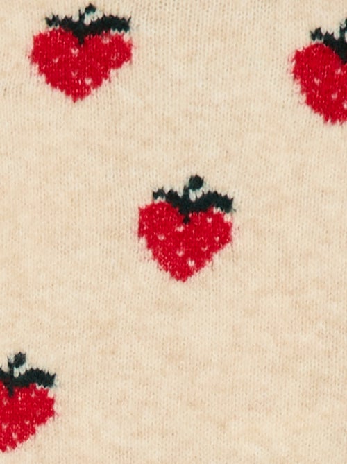 Camisola de malha com padrão fantasia - Kiabi