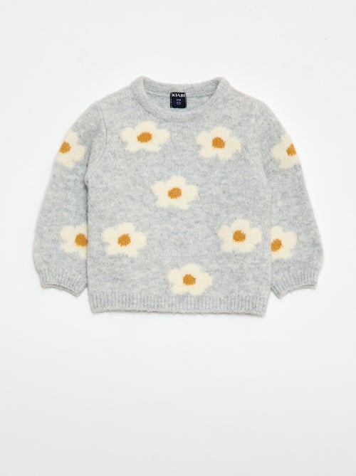 Camisola de malha com padrão fantasia - Kiabi