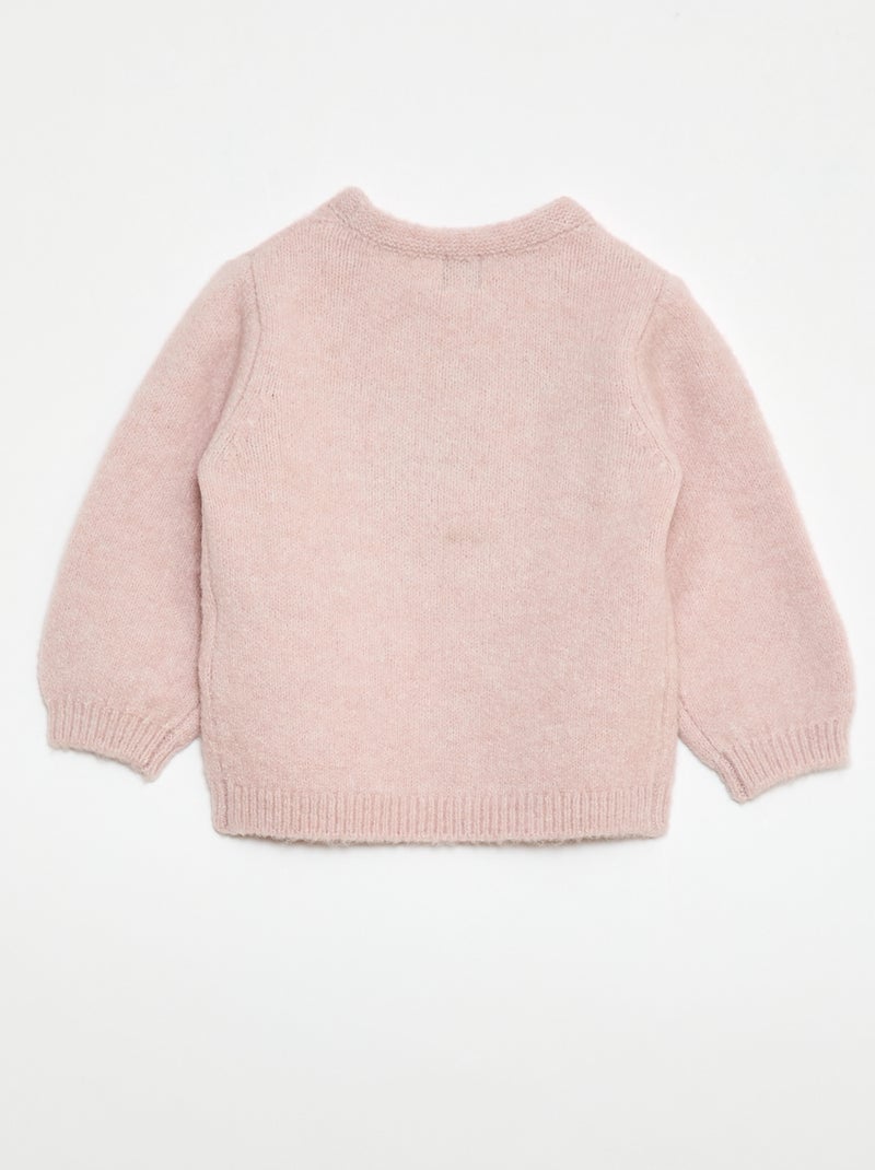 Camisola de malha com padrão fantasia Rosa - Kiabi