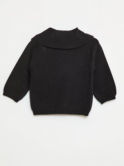 Camisola de malha com um grande laço fantasia à frente - Kiabi