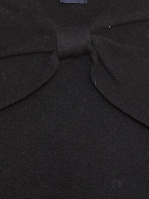 Camisola de malha com um grande laço fantasia à frente - Kiabi