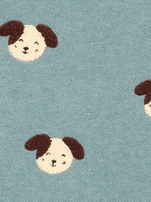 Camisola de malha compacta com bordados de animais - Kiabi Camisola de malha compacta com bordados de animais - Kiabi