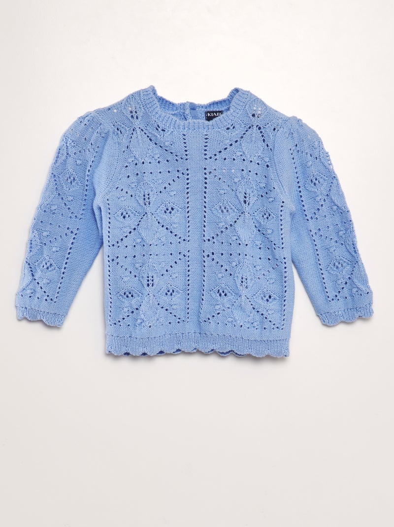 Camisola de malha compacta de fantasia AZUL - Kiabi