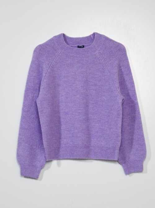 Camisola de malha de gola redonda - Kiabi