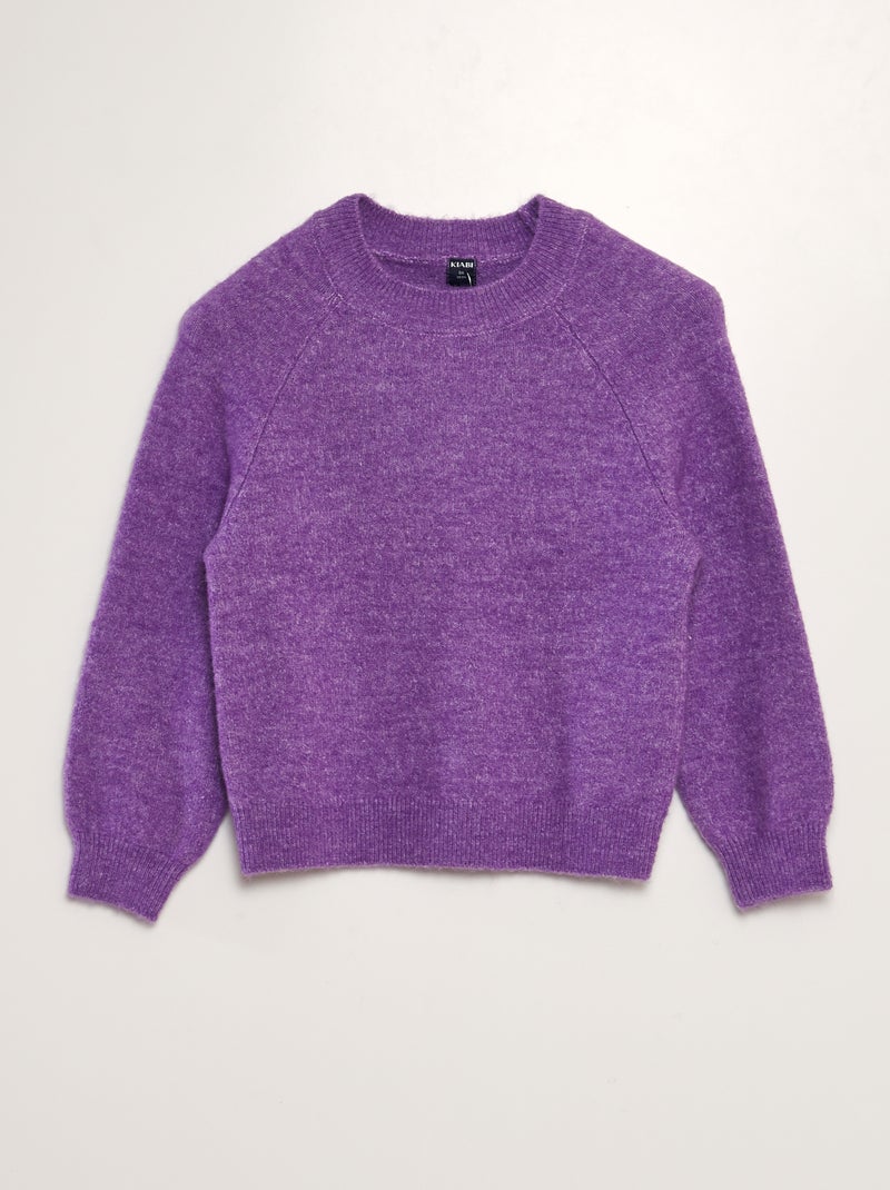 Camisola de malha de gola redonda VIOLETA - Kiabi