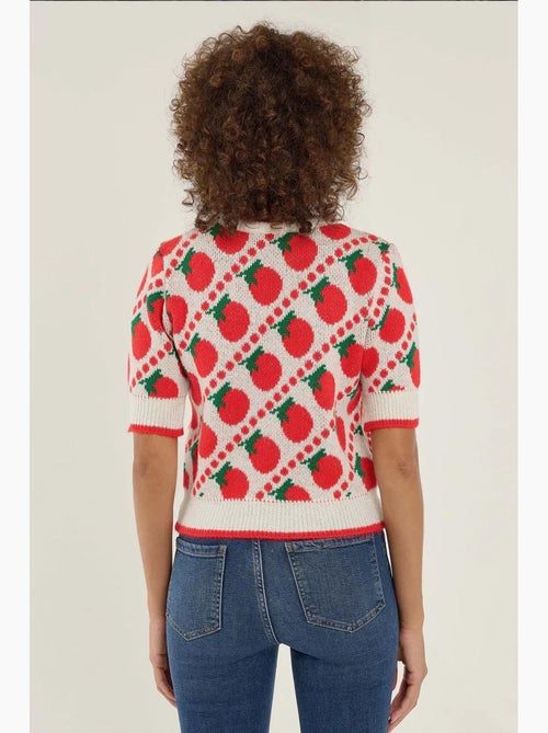Camisola de malha de manga curta estampada hiccup - Kiabi Camisola de malha de manga curta estampada hiccup - Kiabi