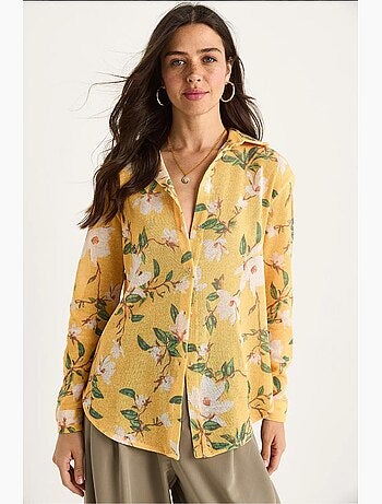 Camisola de malha de verão regular com estampado digital lucci