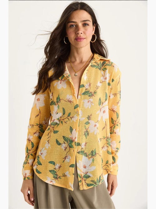Camisola de malha de verão regular com estampado digital lucci - Kiabi Camisola de malha de verão regular com estampado digital lucci - Kiabi