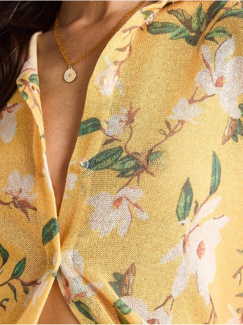Camisola de malha de verão regular com estampado digital lucci - Kiabi Camisola de malha de verão regular com estampado digital lucci - Kiabi