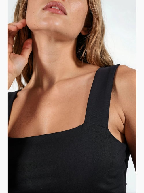 Camisola de malha decote quadrado hiccup - Kiabi Camisola de malha decote quadrado hiccup - Kiabi