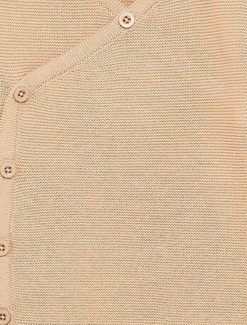 Camisola de malha em ponto de mousse