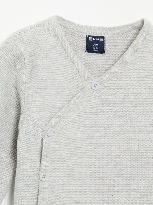 Camisola de malha em ponto de mousse - Kiabi