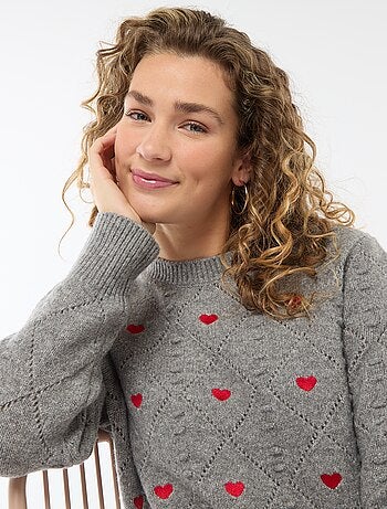 Camisola de malha fantasia