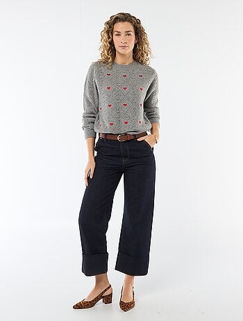 Camisola de malha fantasia