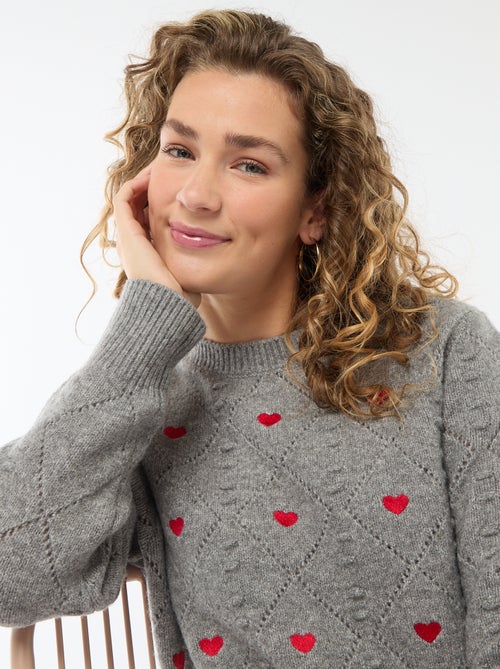 Camisola de malha fantasia - Kiabi